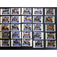 Вкладыши Motor Show'93. Лот 25 шт. Состояние хорошее.