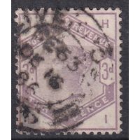 74.Br. Великобритания. Виктория. 3P. 1884 г. Mi.#76.
