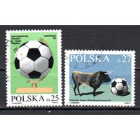 Чемпионат мира по футболу в Испании Польша  1982 год серия из 2-х марок