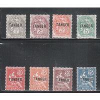 Танджер-1918,(Мих.1-8)  * , Стандарт, Надп. ,