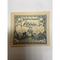 Австрия 10 геллеров нотгельд Эфшенау - 2101
