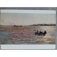 1955. Карташев. На Волге