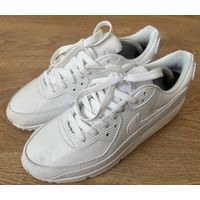 Кроссовки Nike Air Max 90 LTR Вся Белая Кожа Новые