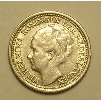 Нидерланды 10 Центов 1937, Серебро