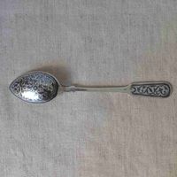 Ложка Кубачи СССР серебро 875 проба 51 грамм