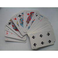 Карты игральные атласные,36 шт.1989 г.Новые(открыты только для фото).)