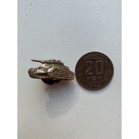 Петличная эмблема танковые войска 50-е годы СССР. С 1 рубля!