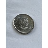 Канада  25 центов 2004