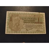 Суринам 1 гульден 1949 редкая