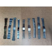 С рубля без мц. Браслеты для на ручных часов, 9шт,от 14 до 17.5см
