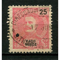 Португальские колонии - Кабо-Верде - 1903 - Король Карлуш I 25R - [Mi.78] - 1 марка. Гашеная.  (Лот 26Jw)-T9P1