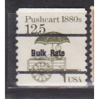 Транспорт  США 1985 год Лот 7 С НАДПЕЧАТКОЙ