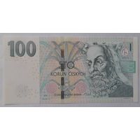 Чехия 100 крон 2018 года UNC