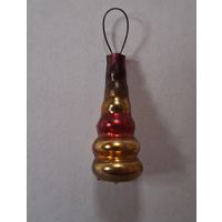 Елочная мини игрушка Пирамидка из набора Малютка