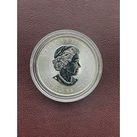 Канада 5 долларов, 2015.  "Кленовый лист".