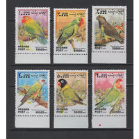 Афганистан /AFGHAN 1999** Птицы Попугаи Mi#1923-1928