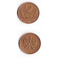 2 злотых Польша 1985 года