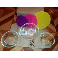 Набор салатников с крышками. 3 шт.