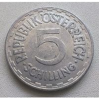 Австрия 5 шиллингов, 1952  6-10-7