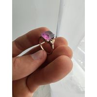 Кольцо серебро   СССР 825 проба. Большой красивый камень. Клеймо мастера. В Коллекцию!!