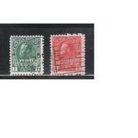 Канада-1915,(Мих.100-101)  гаш. , Стандарт,  Военный налог(полная серия)