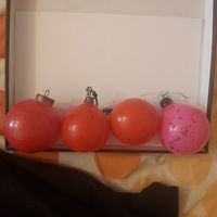 Довоенные ёлочные шары толстое стекло