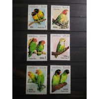 Лаос 1997 г. Птицы.