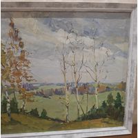 ЖИВВОПИСЬ , КАРТИНА , МАСЛО ,Белорусская осень. 80-е.