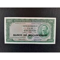 100 эскудо 1961 года. Мозамбик. UNC. Распродажа