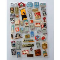 Значки городов СССР - 50 шт.