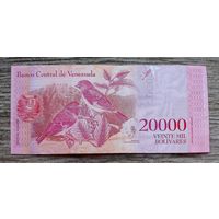 Werty71 Венесуэла 20000 боливаров 2017 UNC банкнота воробьи