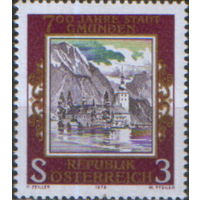 Полная серия из 1 марки 1978г. Австрия "700 лет городу Гмунден. Замок Орт" MNH