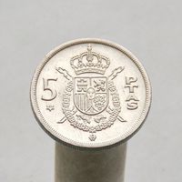 Испания 5 песет 1975