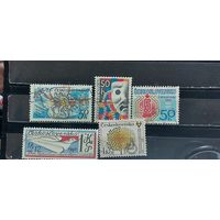РАСПРОДАЖА ЧЕХОСЛОВАКИЯ 1980г. Полные серии. Гаш.