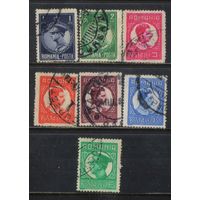 Румыния Кор 1930 Карл II Стандарт #377-82,384
