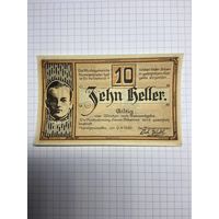10 геллеров (нотгельды) Австрия.-2512-5