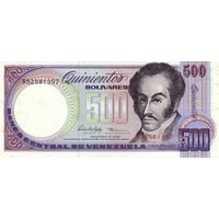 Венесэла 500 боливаров образца 1998 года UNC p67f