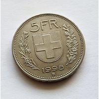 Швейцария 5 франков, 1998