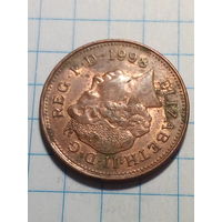 1 пенни Великобритания 1998 год