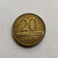 Литва 20 центов 2008 г.  (2)