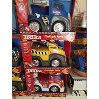 Машинки игрушечные Погрузчик от  Литл Тайкс+три машинки Тонка,для детей +1-2 (одним лотом 4 шт.)