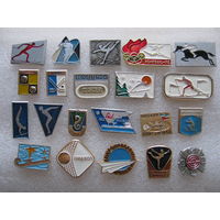 Виды спорта, цена за 1 шт., на выбор.