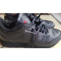 Кроссовки - Reebok Classic Leather black, ОРИГИНАЛ, 2024г, бу
