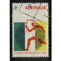 Австралия - 1968 [Mi. 406] Гашеная (AU10)