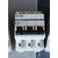 Автомат 4.5кА ВА47-29 3Р 32А С, EKF