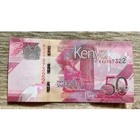 Werty71 Кения 50 шиллингов 2019 UNC банкнота статуя отца нации Джомо Кениата в Найроби