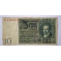 1929 год  Германия 10 марок