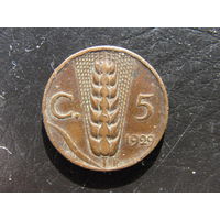 Италия. 5 чентезимо. 1929. С 20 копеек. Распродажа коллекции. Смотрите другие лоты.