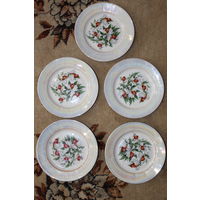 Красивые новые десертные тарелочки ДОБРУШ ЦВЕТЫ 1 СОРТ
