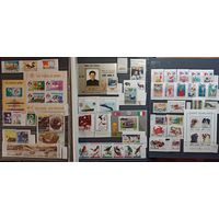 Марки Северной Кореи, большая подборка марок и блоков в основном 1988, 1990 годов, фауна, корабли, футбол, Mi 86 евро